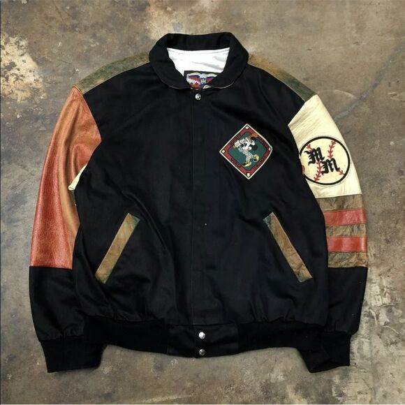 Jeff Hamilton bomber leather Disney Mickey Mouse - Picture 2 of 4